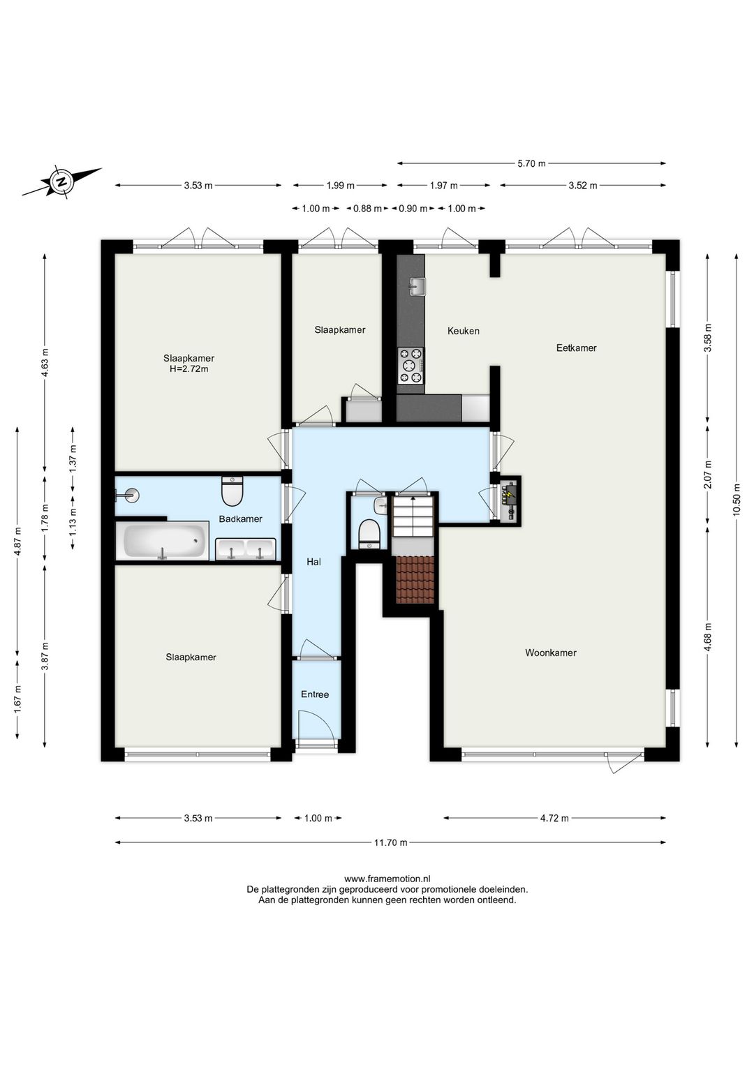 Unique Corner Ground-Floor Apartment with Exceptional Large Garden in Kralingen — 41