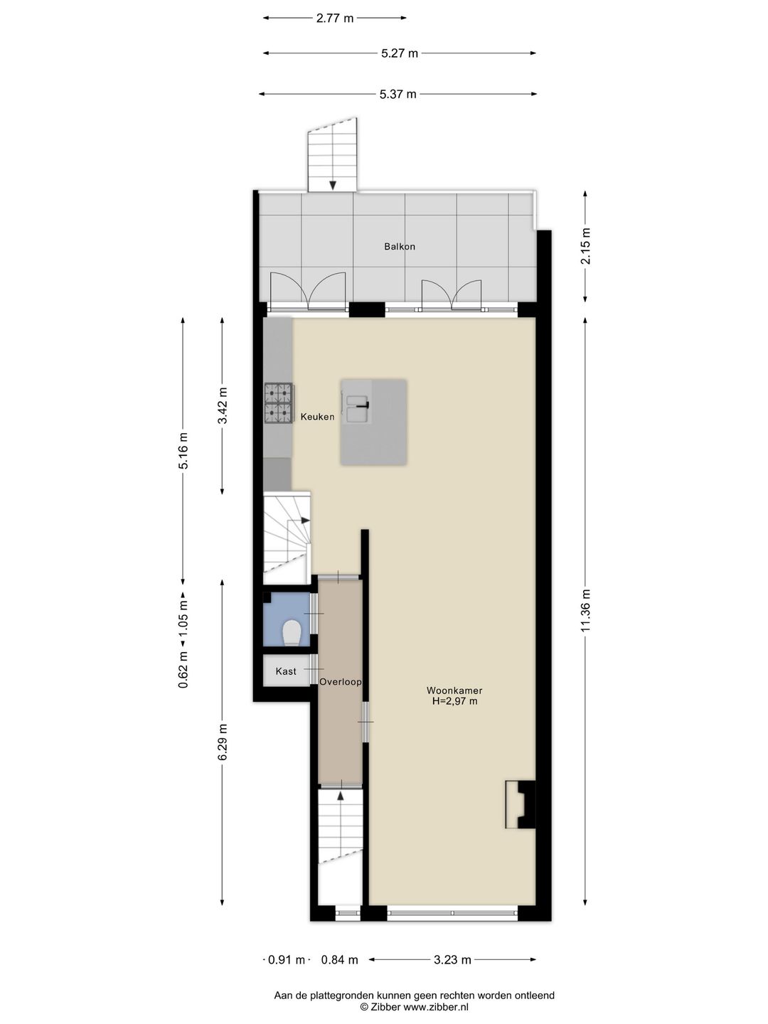 Spacious Ground Floor Apartment with Sunny Southwest Garden in Characteristic Rotterdam Neighborhood — 58