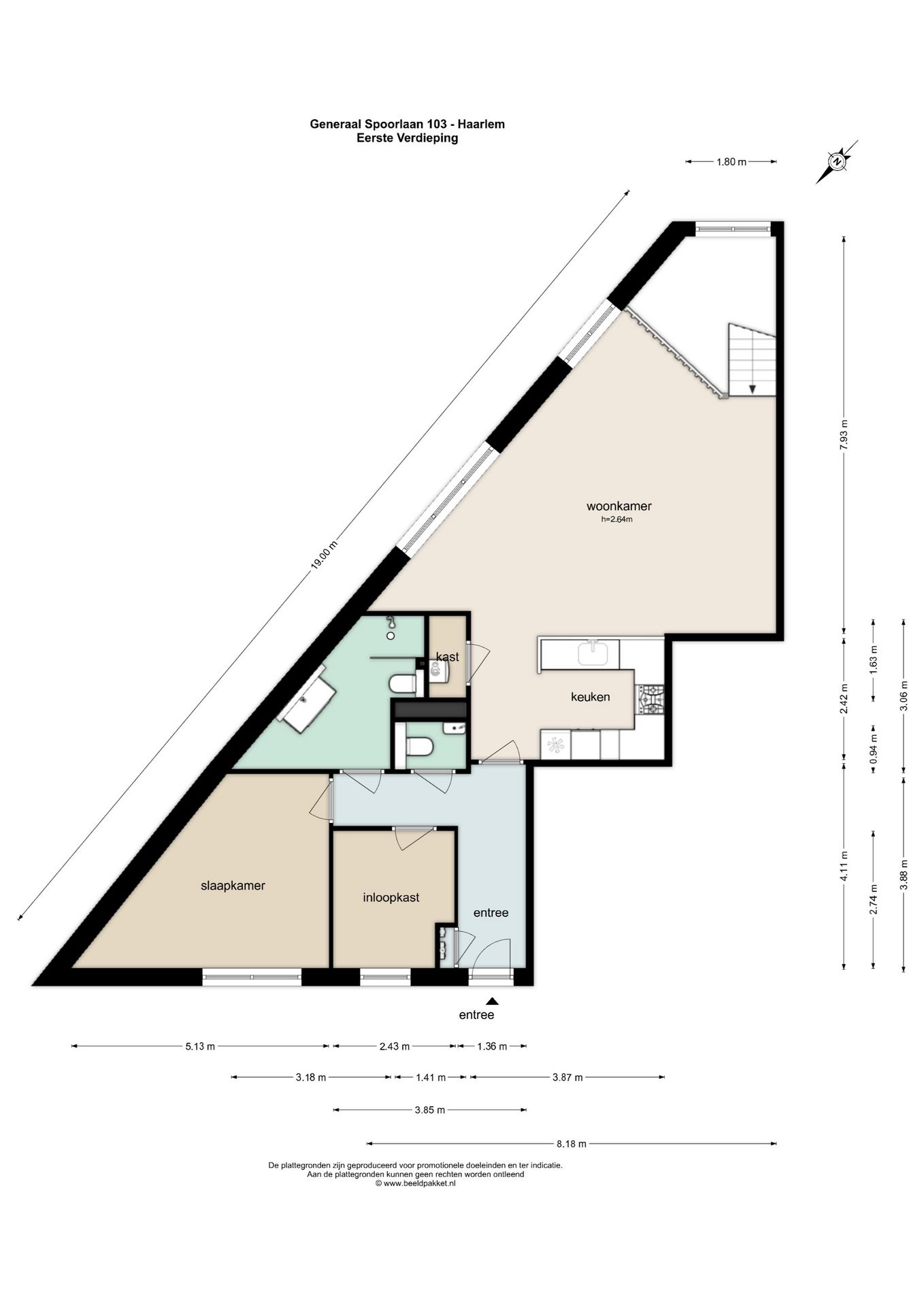 Spacious 3-Room Apartment with Private Garden and Parking in Haarlem-Schoten — 48