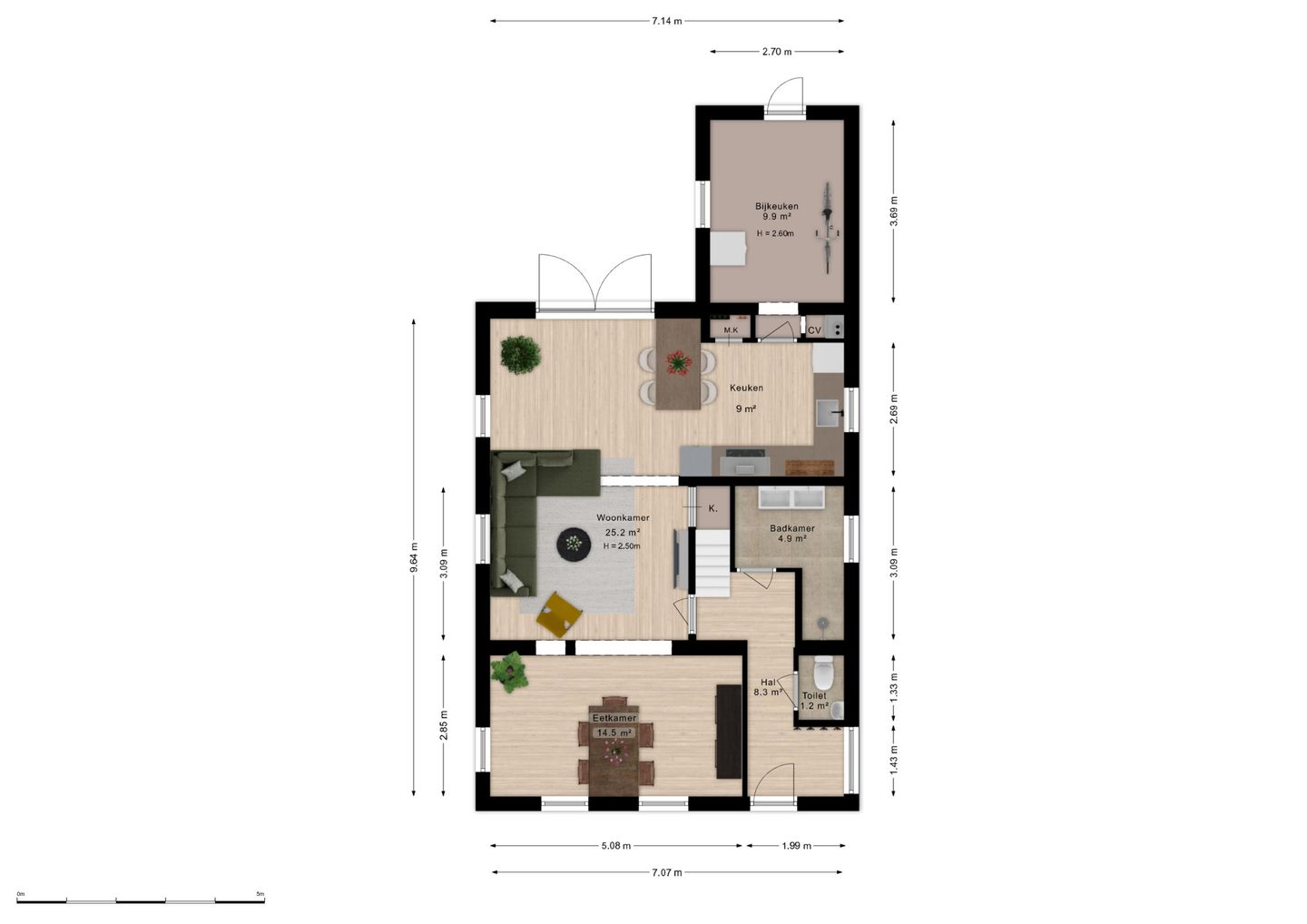 Spacious Detached Home with Private Garden in Riverparc — 35