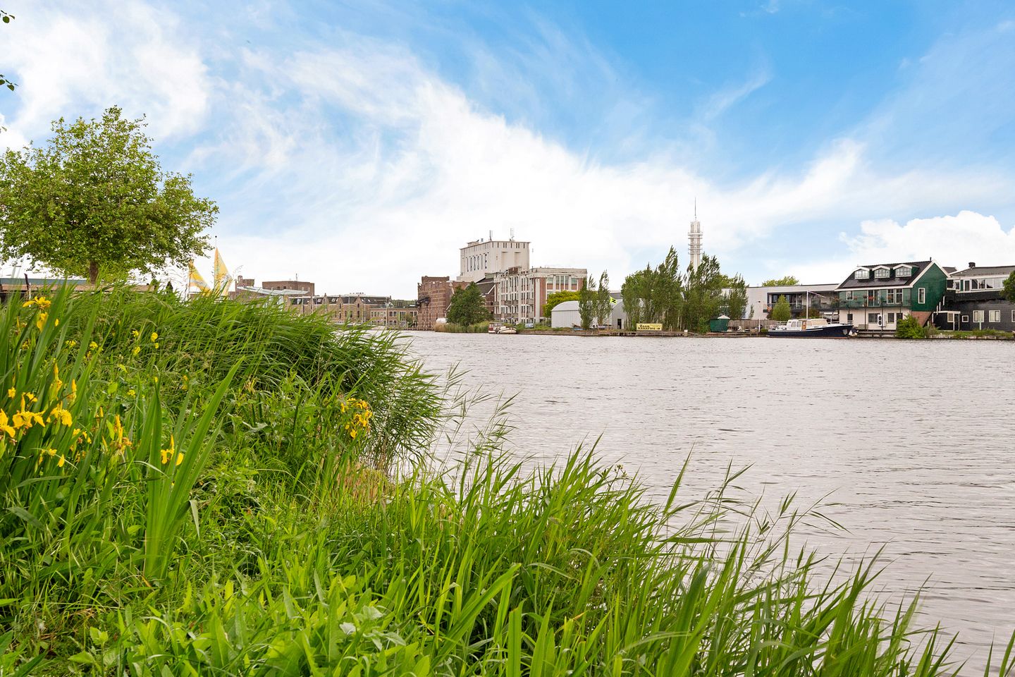 Modern Waterfront Apartment with Zaan River Views in Wormerveer — 35