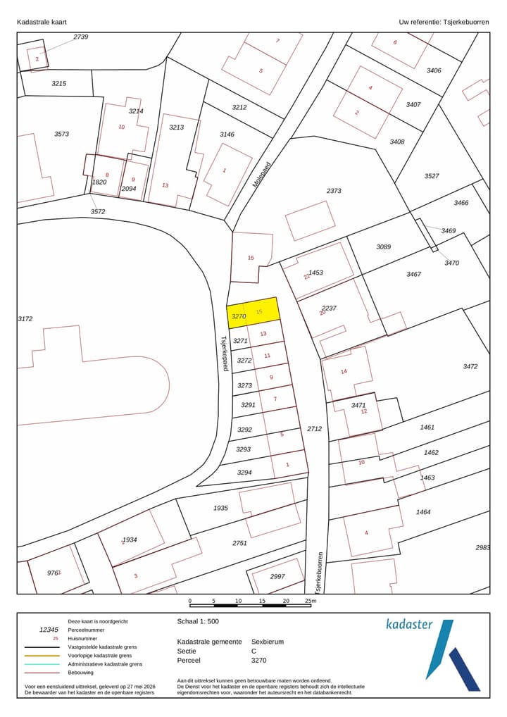 Hoekwoning te koop: Tsjerkebuorren 15, Sexbierum