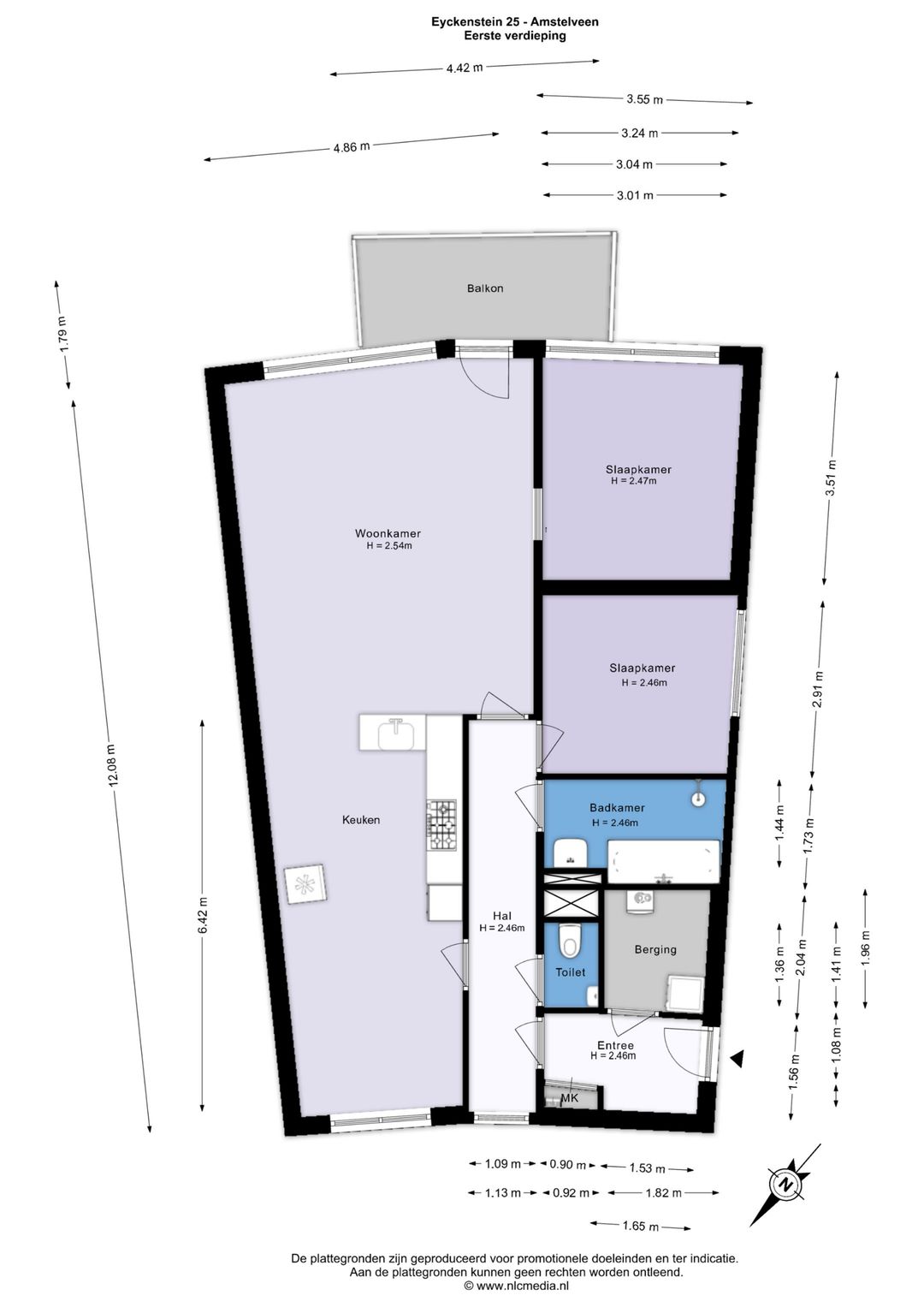 Spacious Energy-Efficient Apartment with Green Views in Amstelveen Westwijk — 32