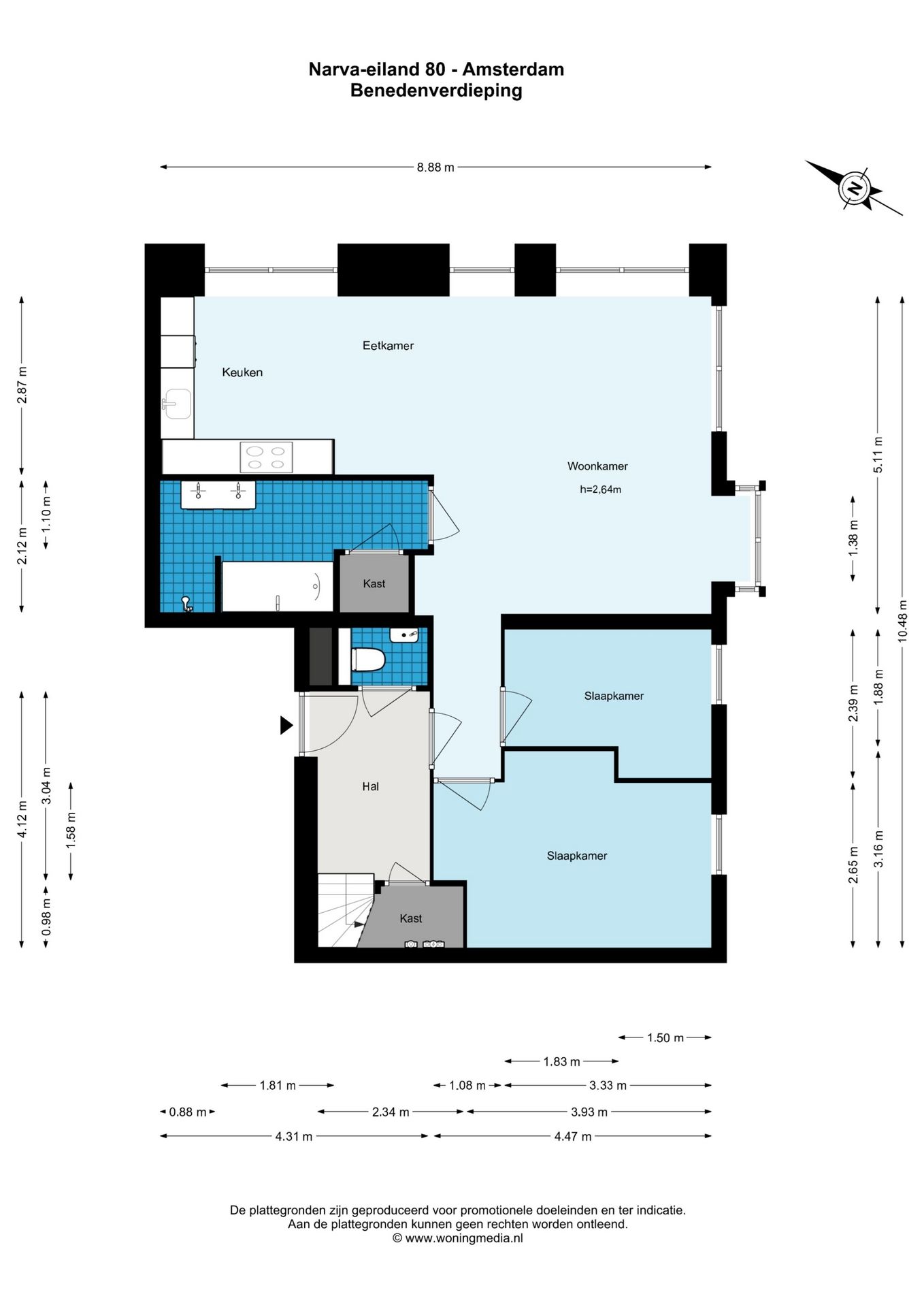 Elegant Waterfront Corner Apartment in Houthavens — 27