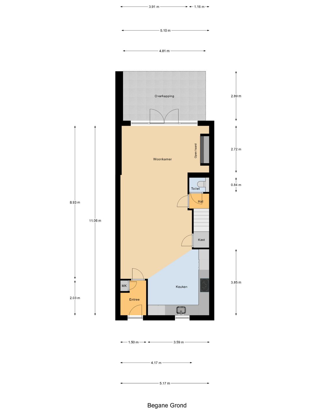 Modern renovated terraced house with energy label A and private garden — 38