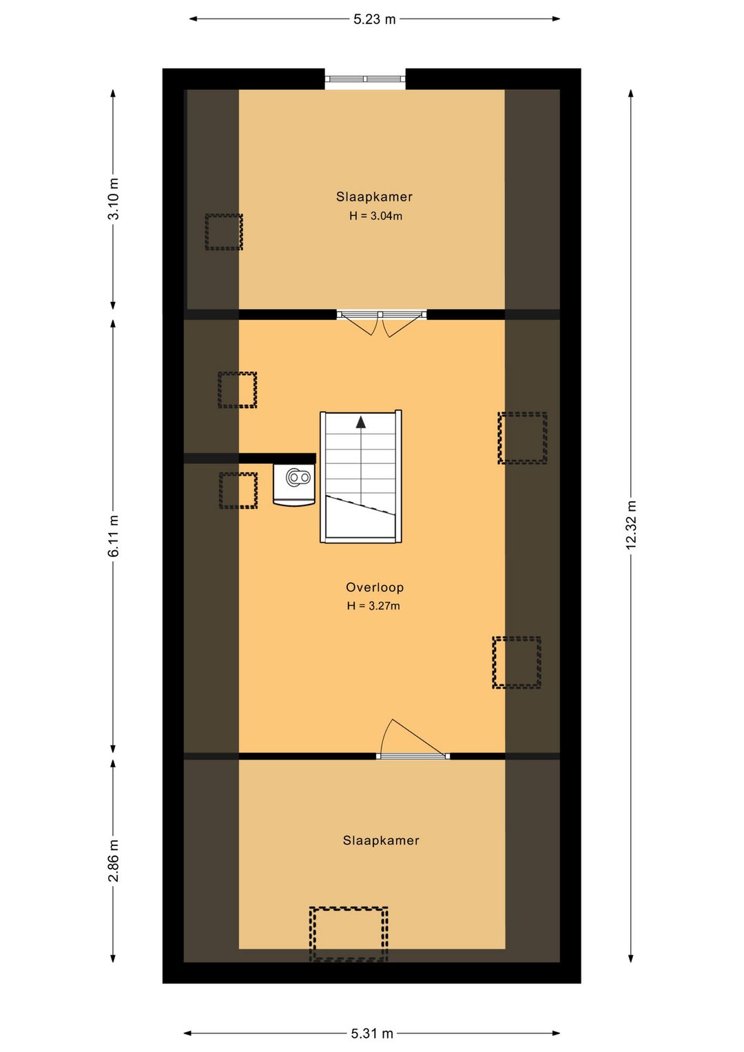 Stylishly Renovated 1911 Townhouse with Exceptional Garage in Steenbergen Center — 56