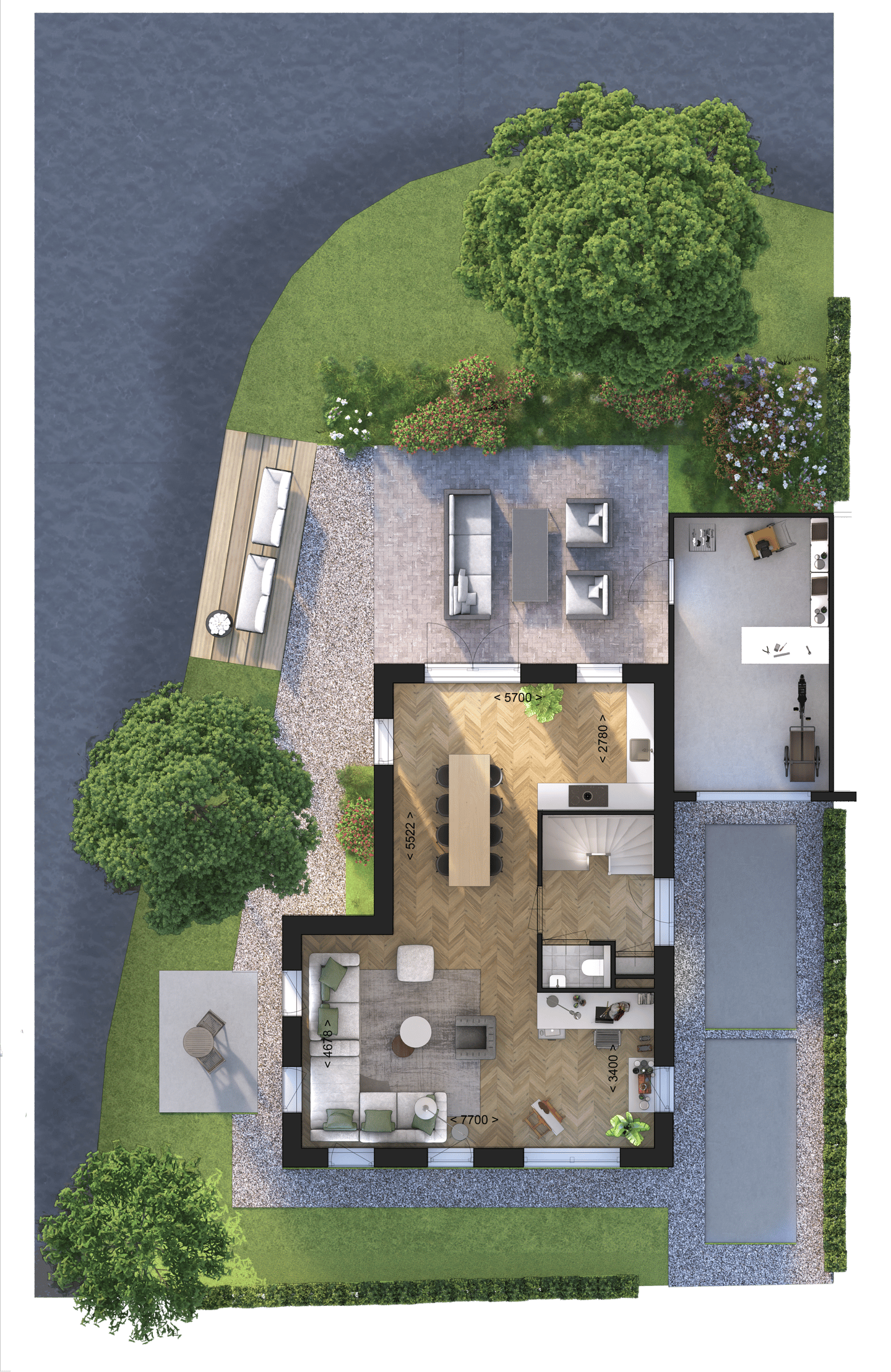 Waterfront Villa in Modern Neighborhood with Sustainable Living — 10