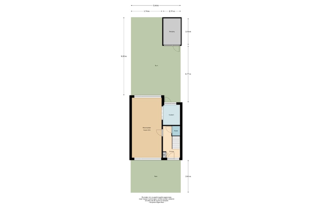 Starter Home with Sunny Southwest Garden in Quiet Papendrecht Neighborhood — 22