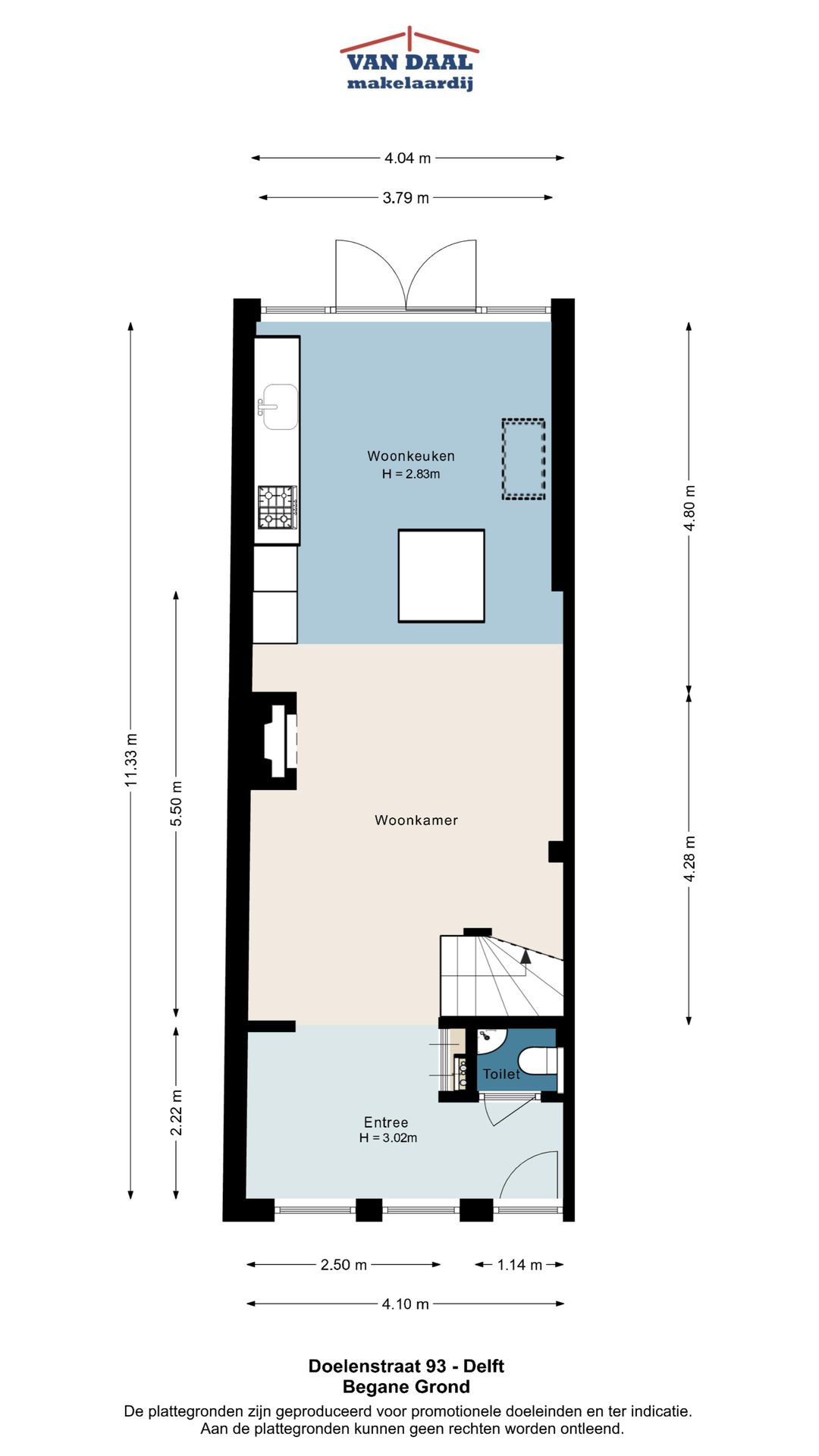 Spacious Renovated Townhouse in Historic Delft Center with Four Bedrooms and Two Bathrooms — 43