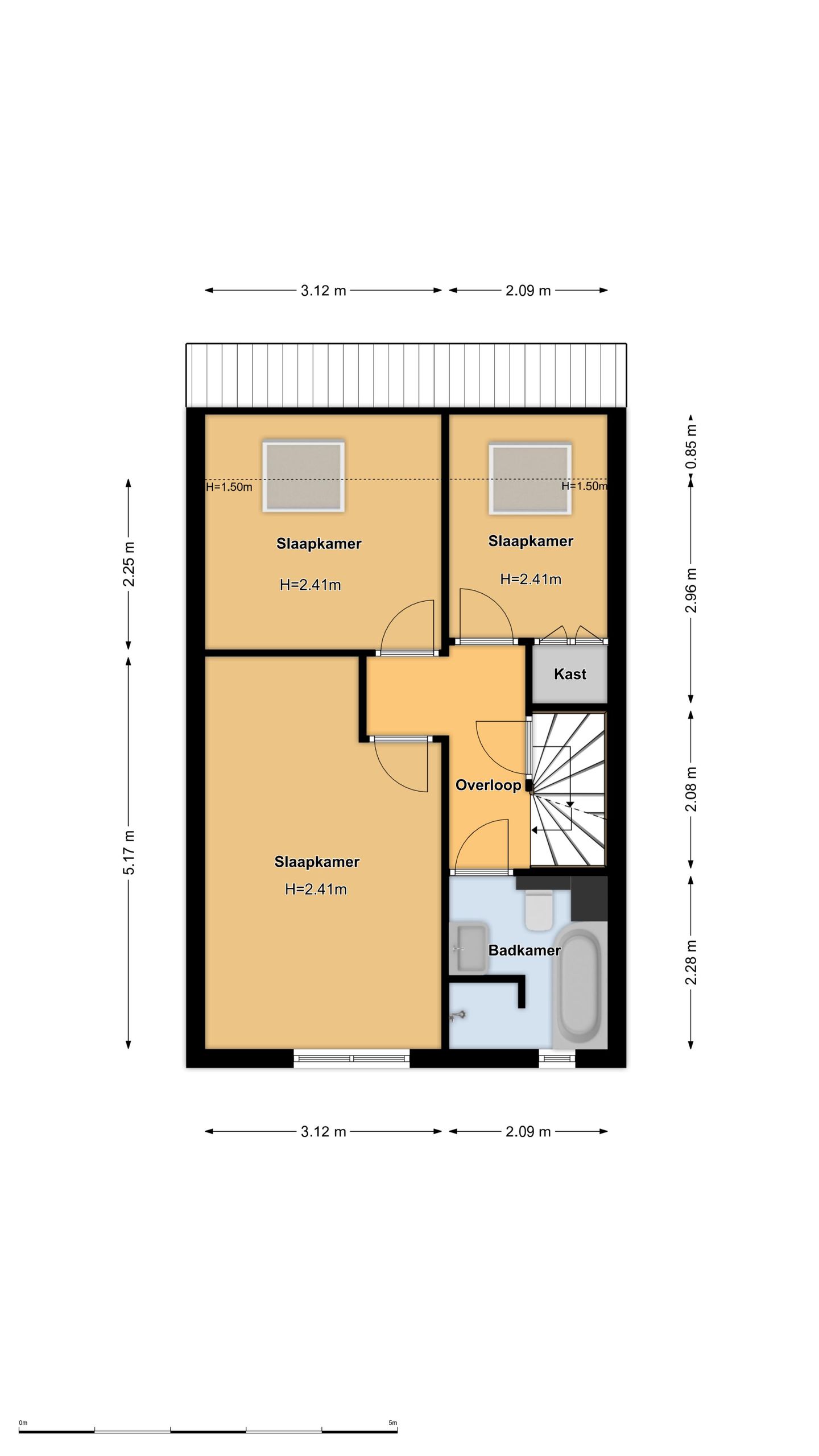 Family Terraced Home with Panoramic Meadow Views — 59