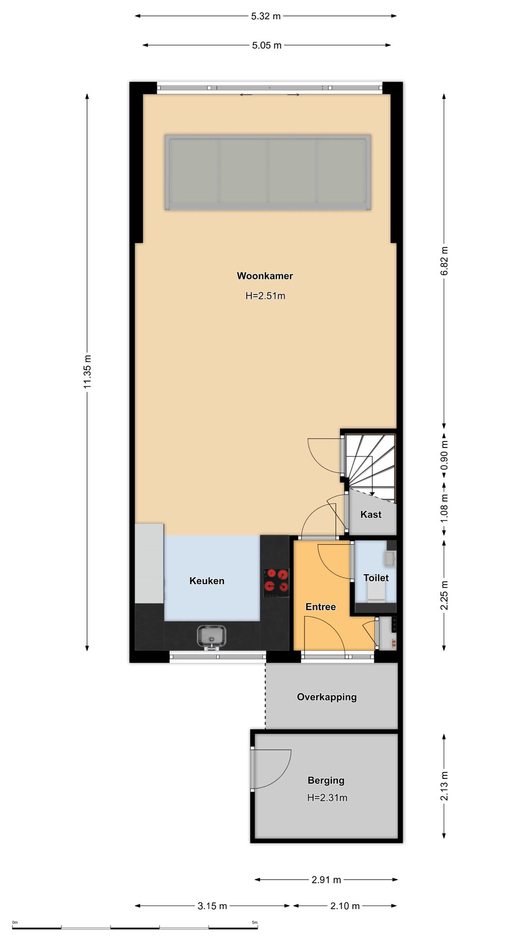 Family Terraced Home with Panoramic Meadow Views — 58