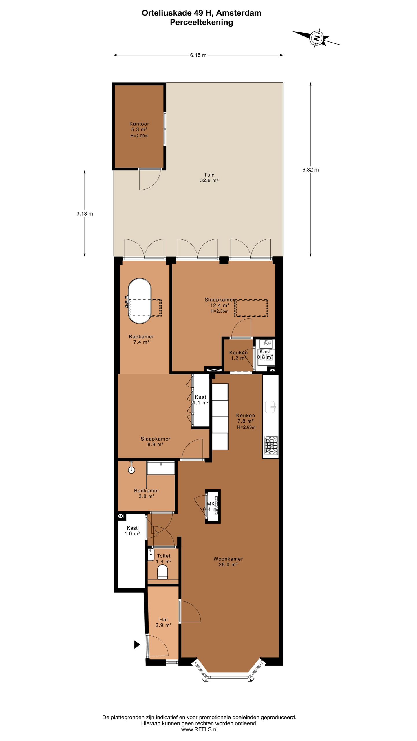 Refined Ground Floor Apartment with Park Views and Garden Office — 35