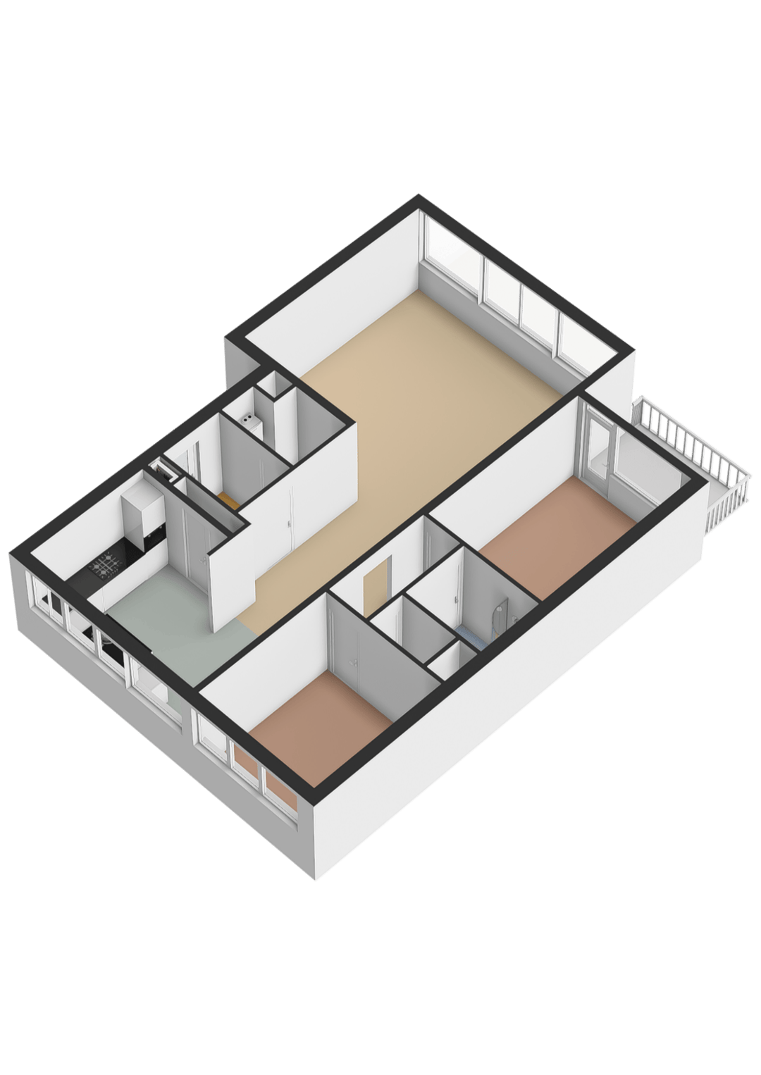 Spacious Corner Apartment with Unobstructed Views on the Top Floor in Overvecht — 28