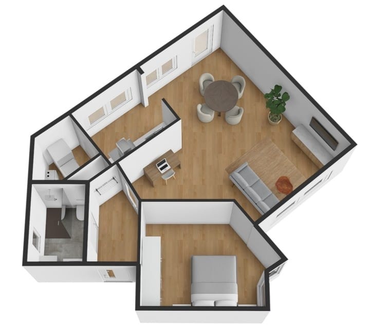 Spacious 2-Room Apartment with Balcony in Desirable Ginneken Location — 30