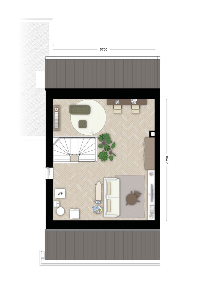 Foto 4 van 2-onder-1-kapwoning (Bouwnr. T41)