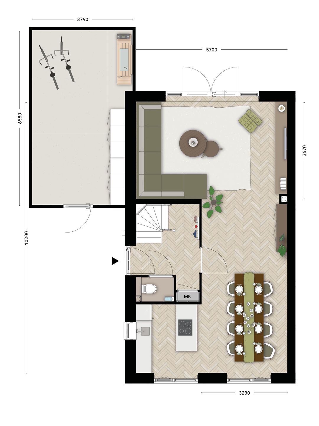 Photo 2 of 2-onder-1-kapwoning (Bouwnr. T50)