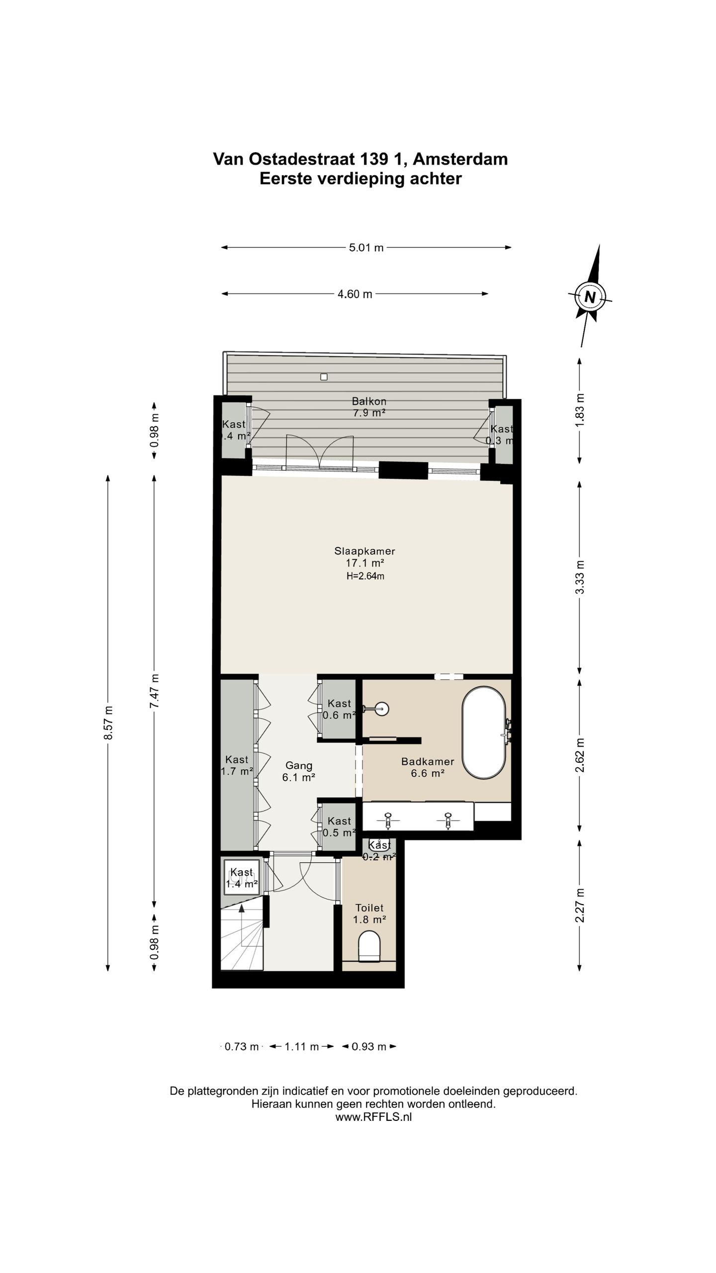 Foto 40 van Van Ostadestraat 139-1