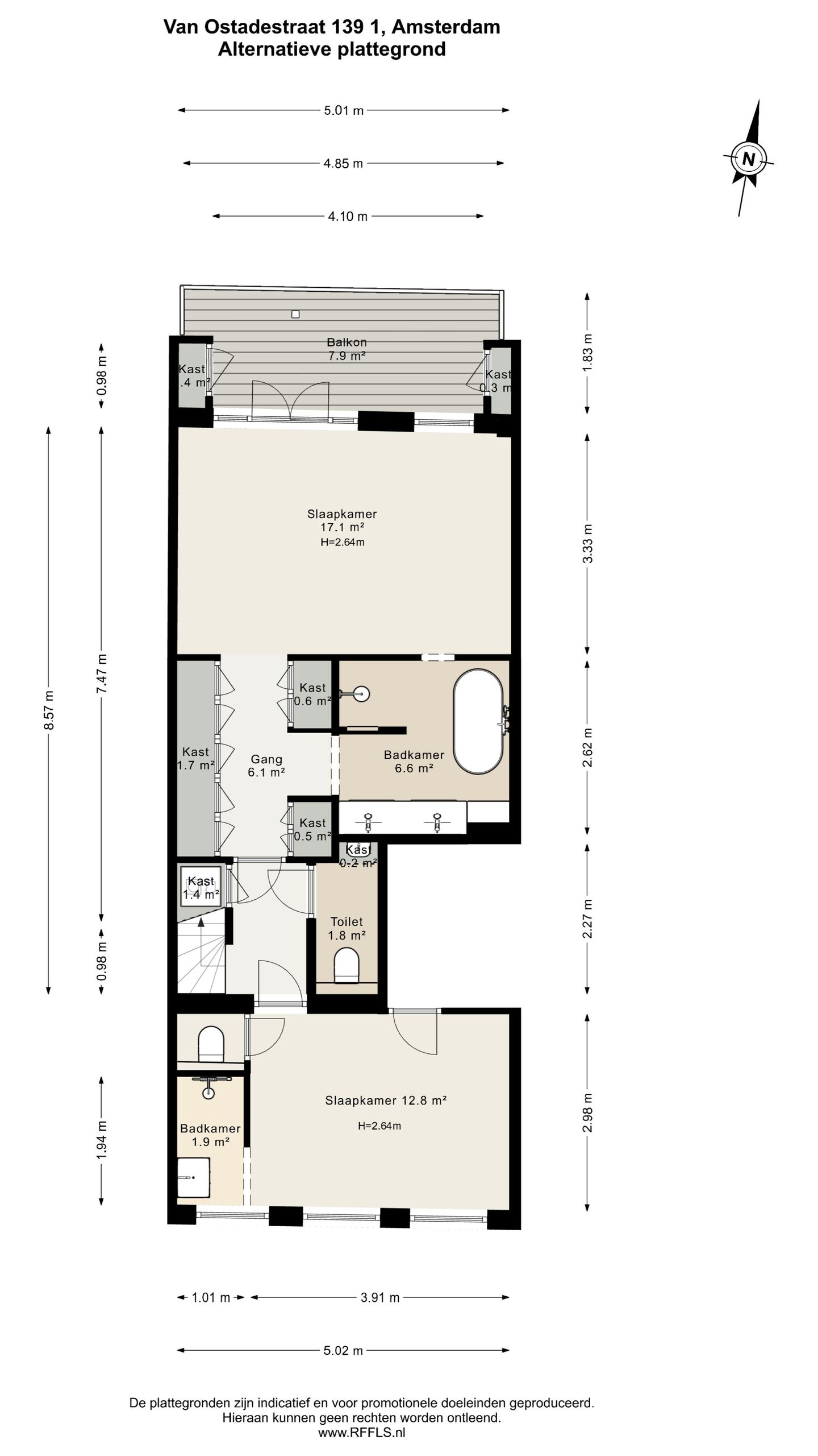 Foto 44 van Van Ostadestraat 139-1