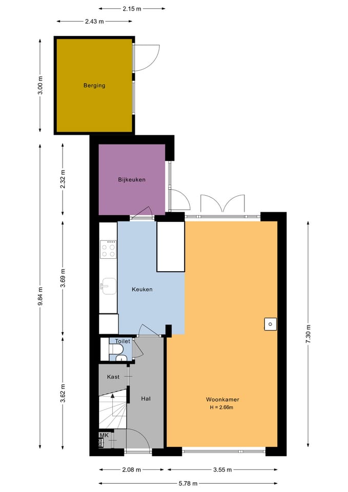 Modernized Terraced House with 4 Bedrooms and Energy Label A — 56
