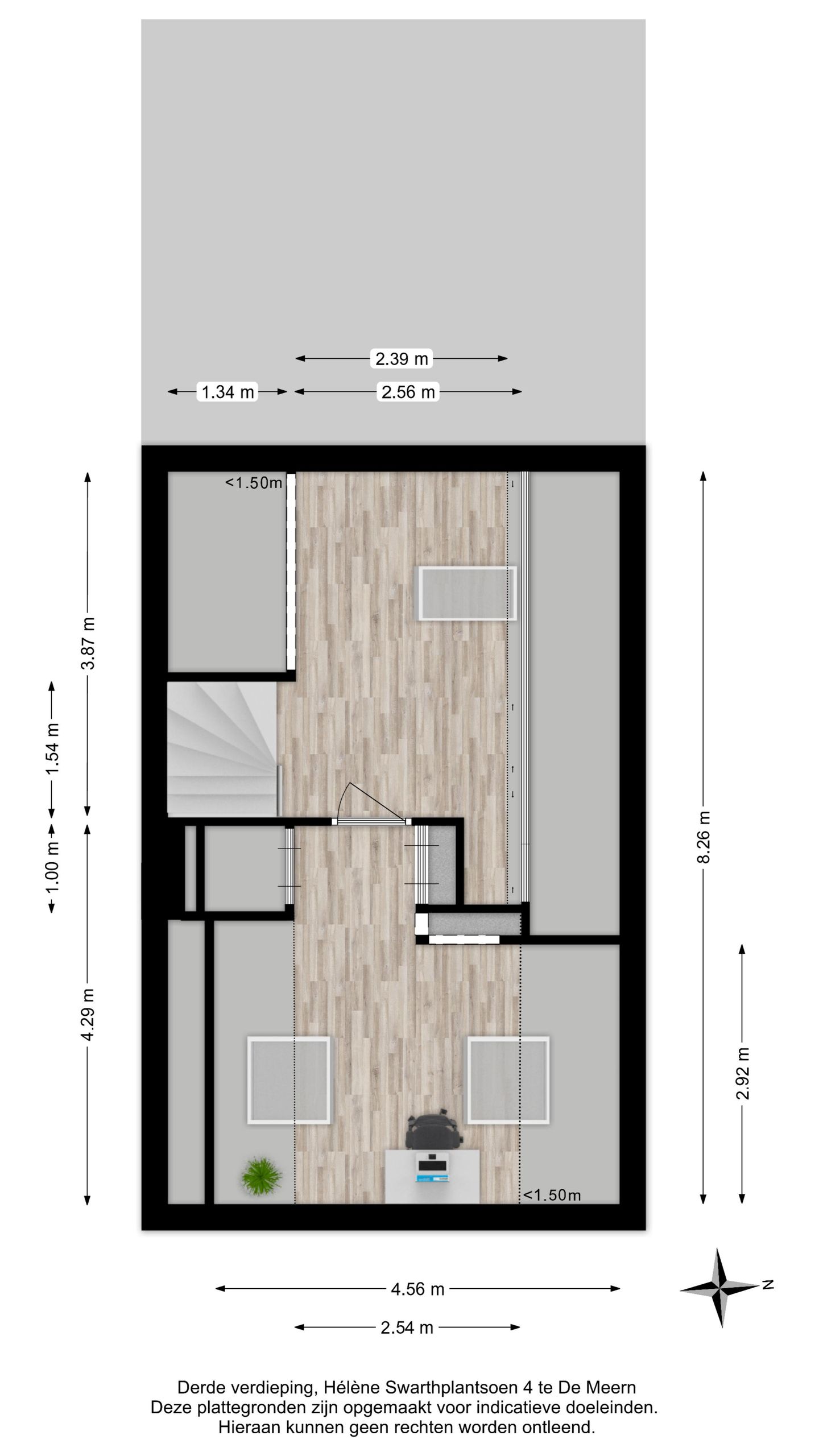 Spacious Four-Storey Townhouse with Six Bedrooms and West-Facing Terrace in Family-Friendly De Meern — 104