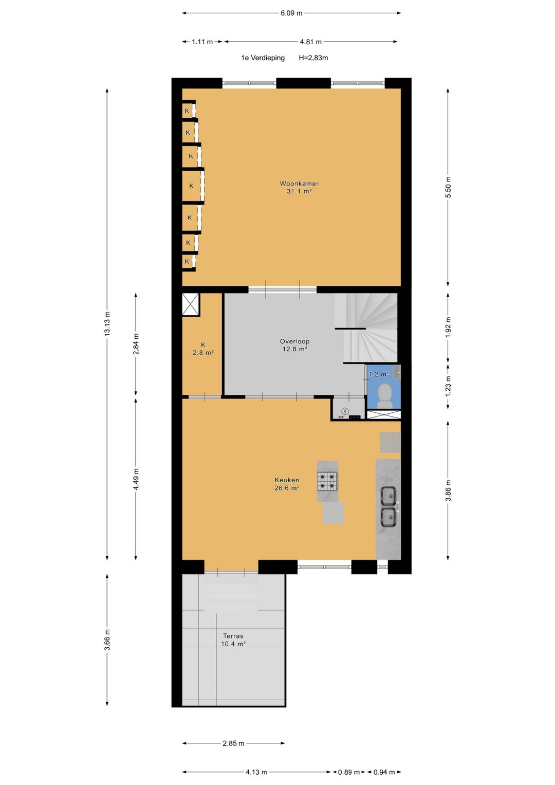 Foto 41 van Prinsegracht 39-B