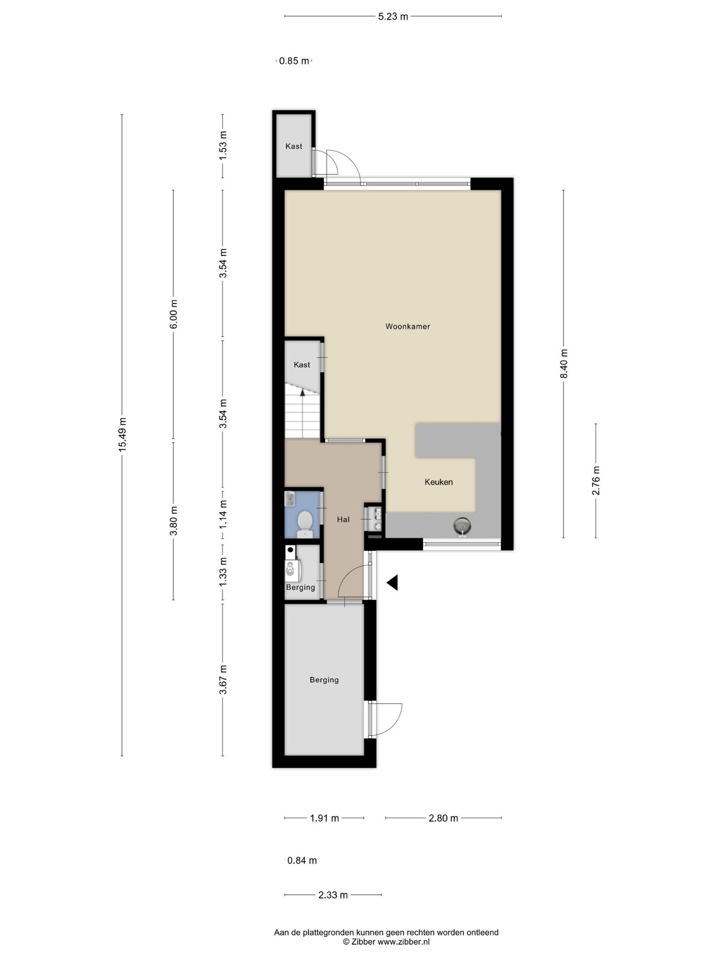 Spacious 4-Room Maisonnette with 3 Bedrooms and Private Parking in Green Waterland Neighborhood — 34