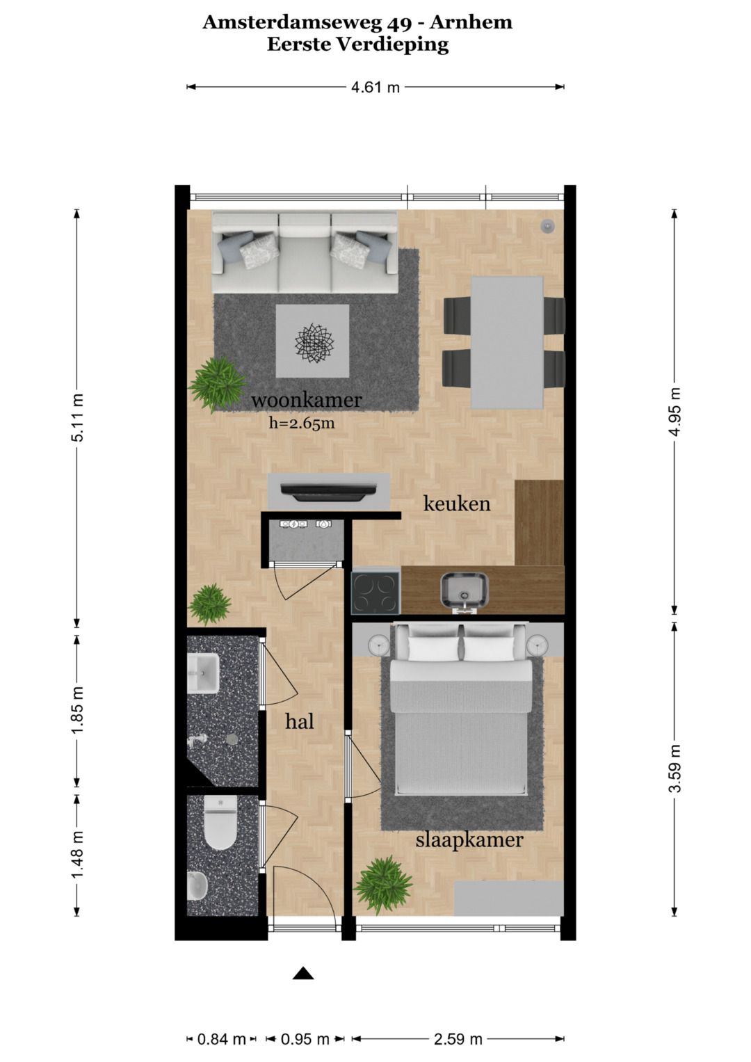 Comfortable 2-Room Apartment in Popular Heijenoord Neighborhood Near Arnhem Center — 18