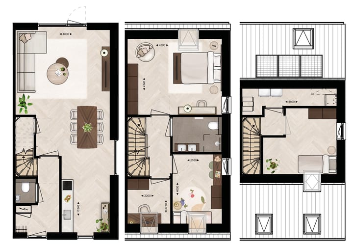 Foto 3 van Hof van Hoof - Hoekwoning Blok B (Bouwnr. 15)