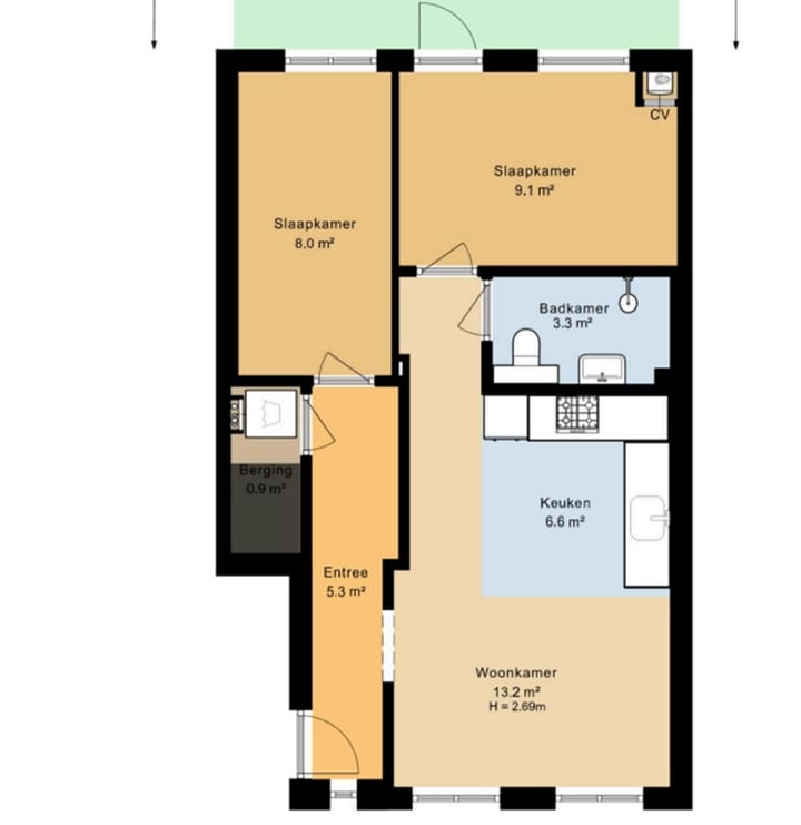 Appartement te huur: Marco Polostraat 179H, Amsterdam