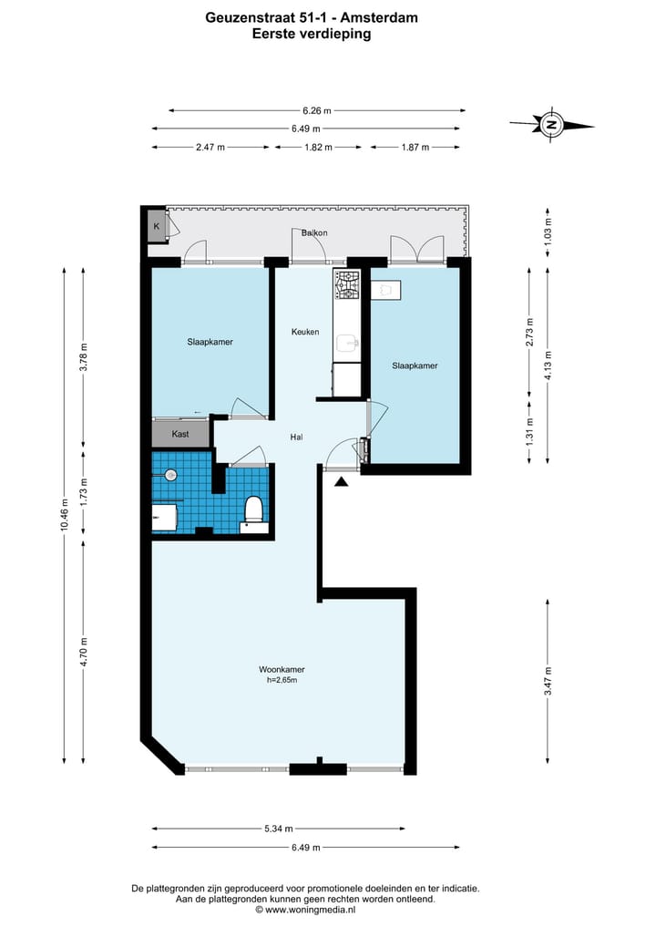 Foto 5 van Geuzenstraat 51-1