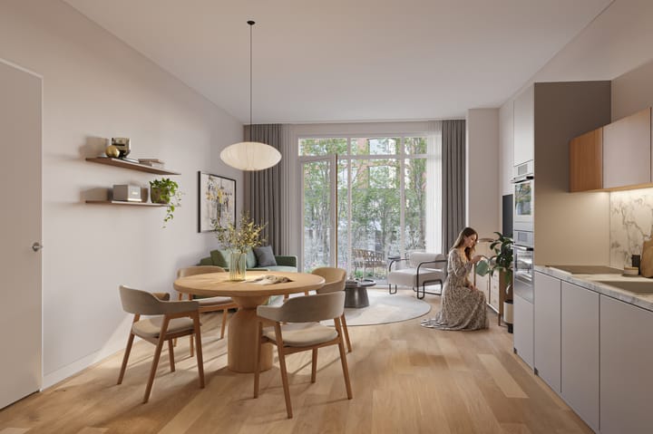 Foto 3 van 1865 - Blok 1 - 3-kamerappartement BNR (Bouwnr. 2)