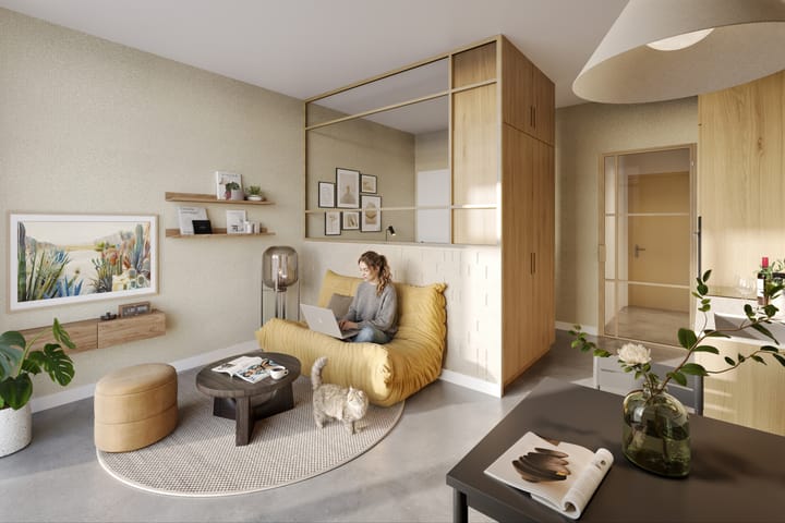 Foto 3 van 1865 - Blok 1 - Studio BNR (Bouwnr. 21)