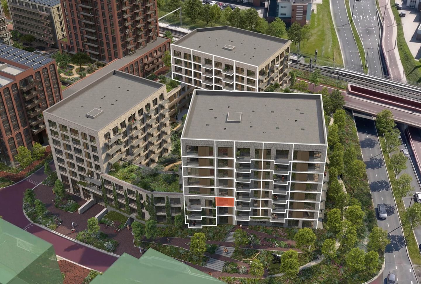 Foto 1 van 1865 - Blok 1 - Studio BNR (Bouwnr. 21)