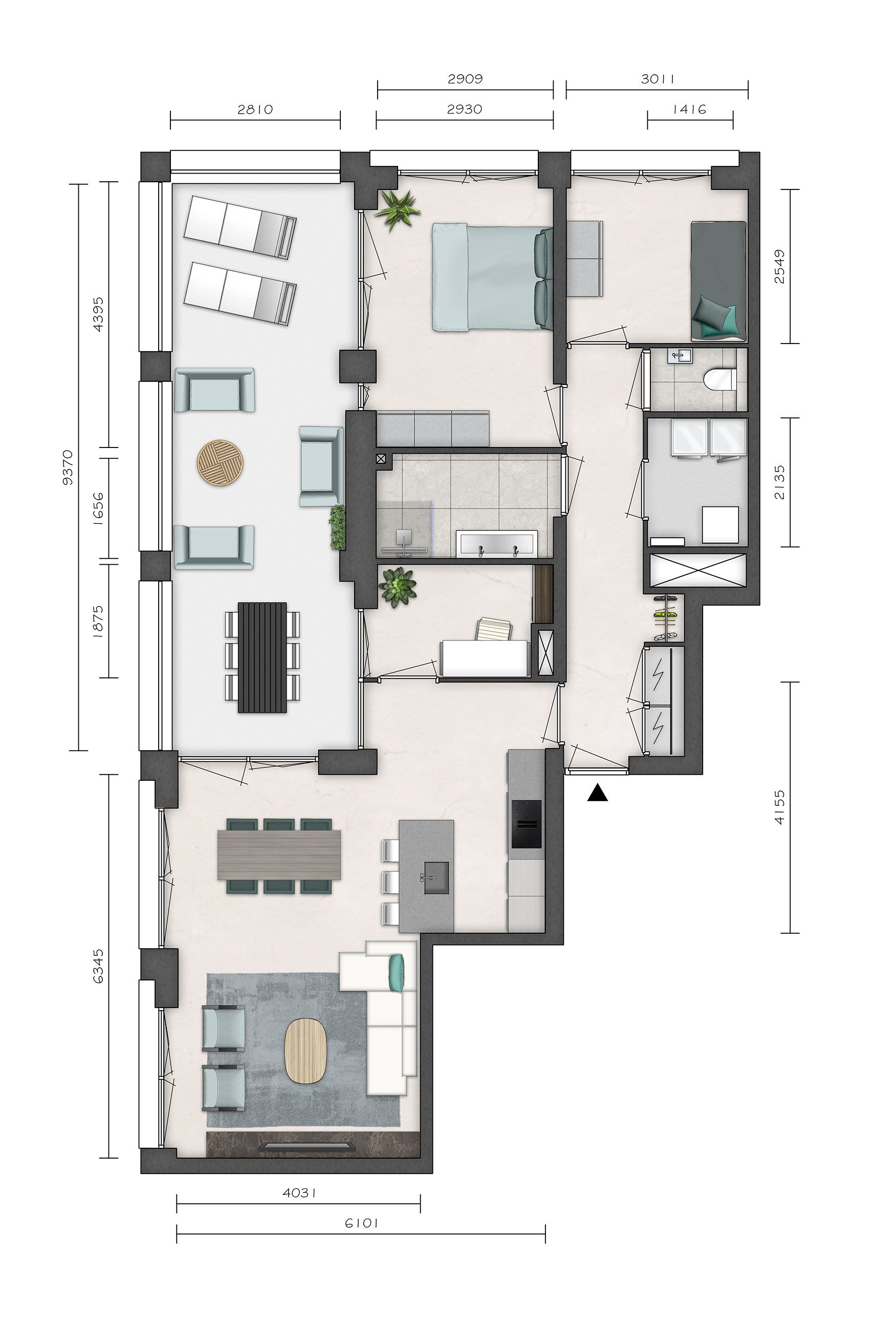 Photo 9 of Parkvilla 8 | 3 & 4 kamer appartement AURI (Bouwnr. 25)