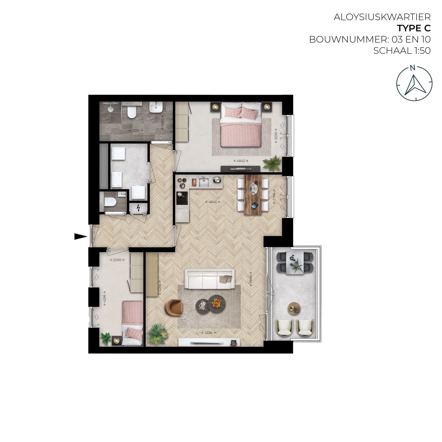 Foto 1 van Appartement type C (Bouwnr. 10)
