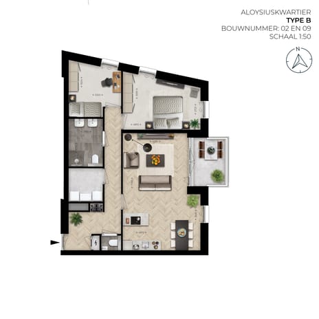 Appartement type B thumbnail