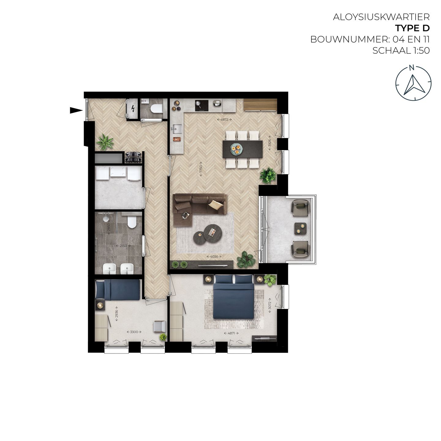 Foto 1 van Appartement type D (Bouwnr. 4)