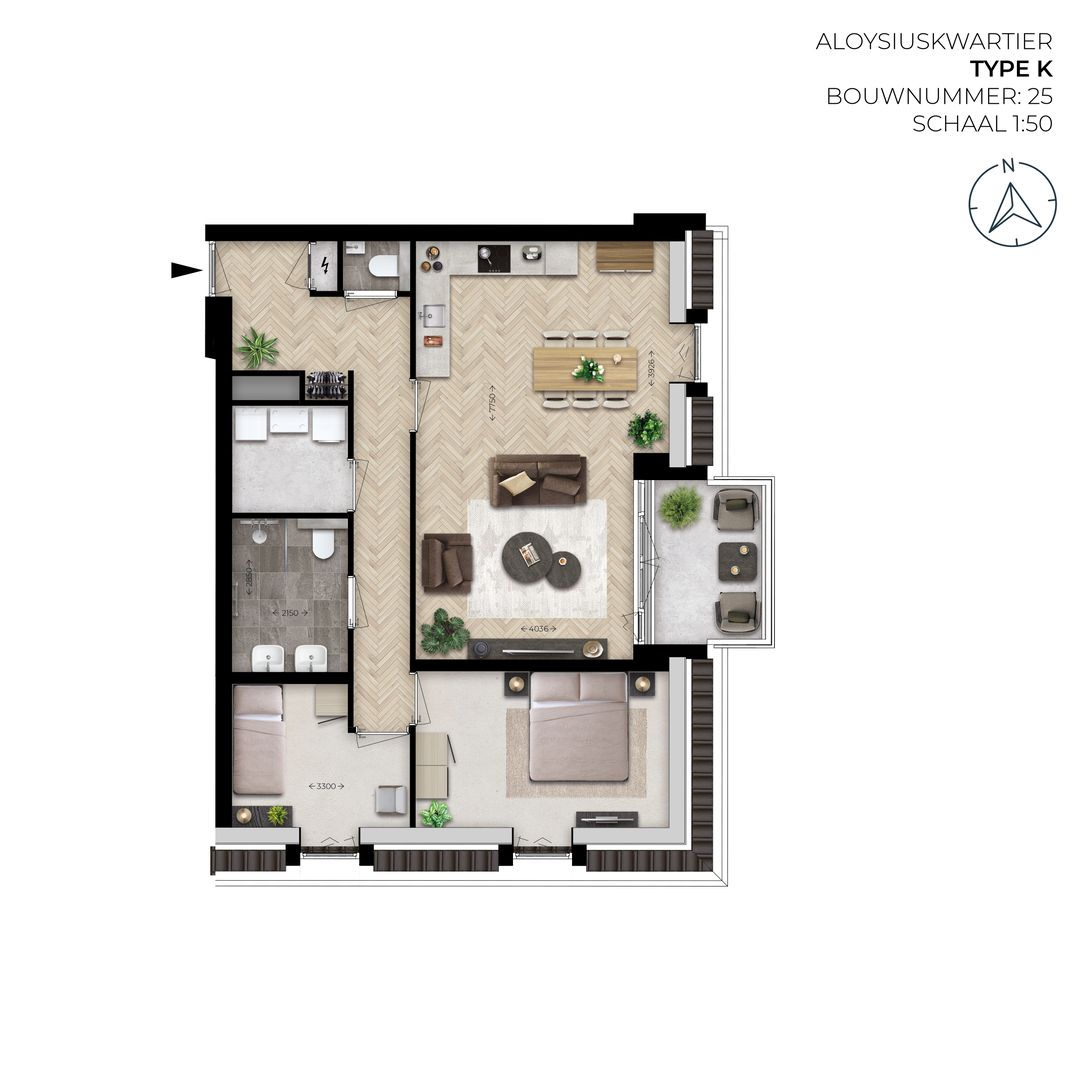 Foto 1 van Appartement type K (Bouwnr. 25)