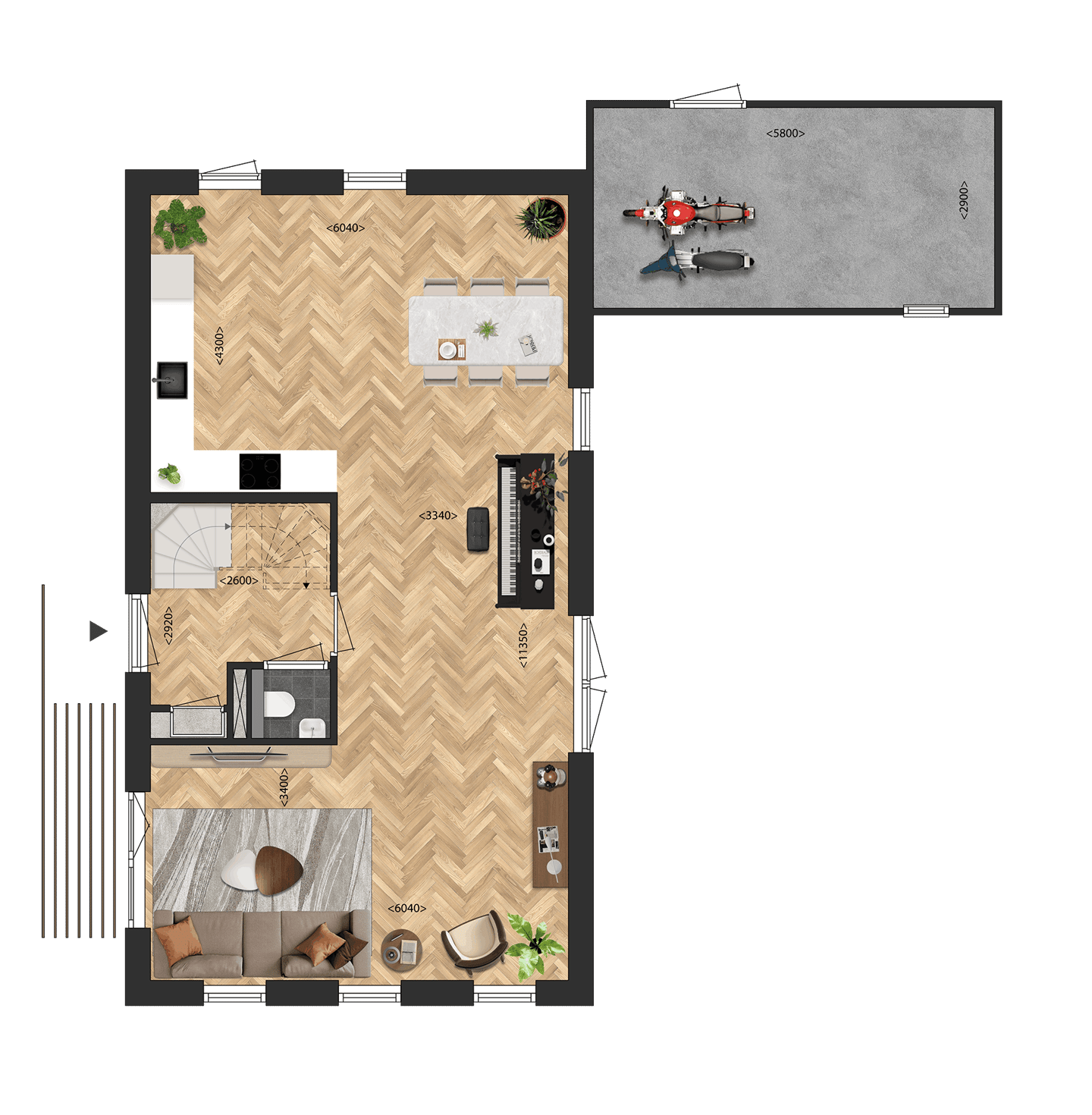Foto 4 van Vrijstaande woningen (Bouwnr. 58)