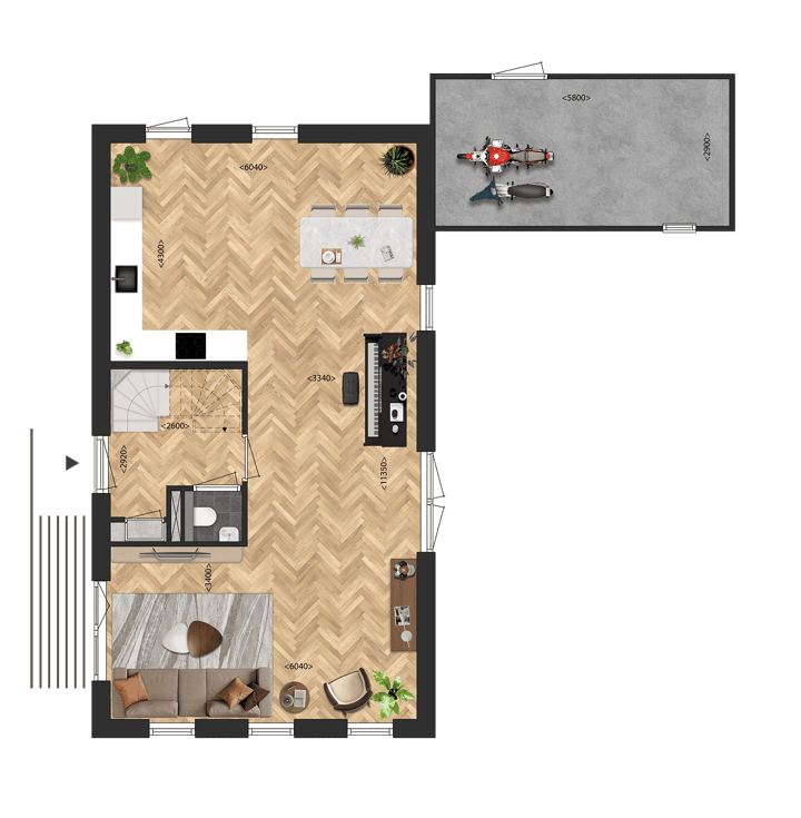 Foto 4 van Vrijstaande woningen (Bouwnr. 58)