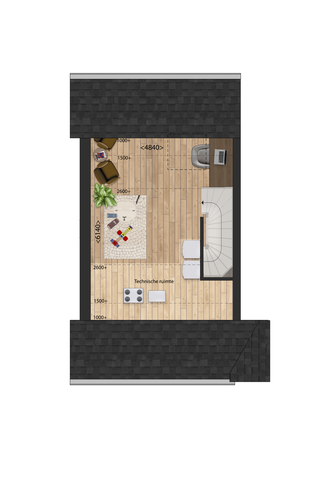 Foto 7 van Tussenwoningen (Bouwnr. 76)