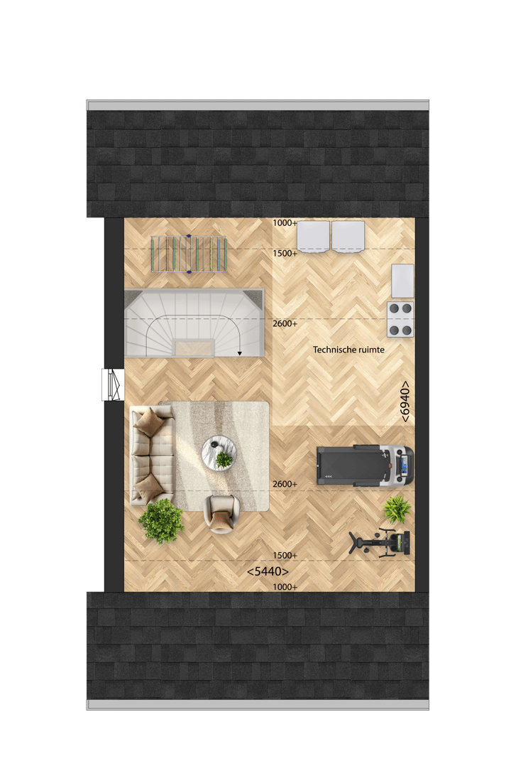 Foto 5 van Twee-onder-een-kapwoningen (Bouwnr. 59)