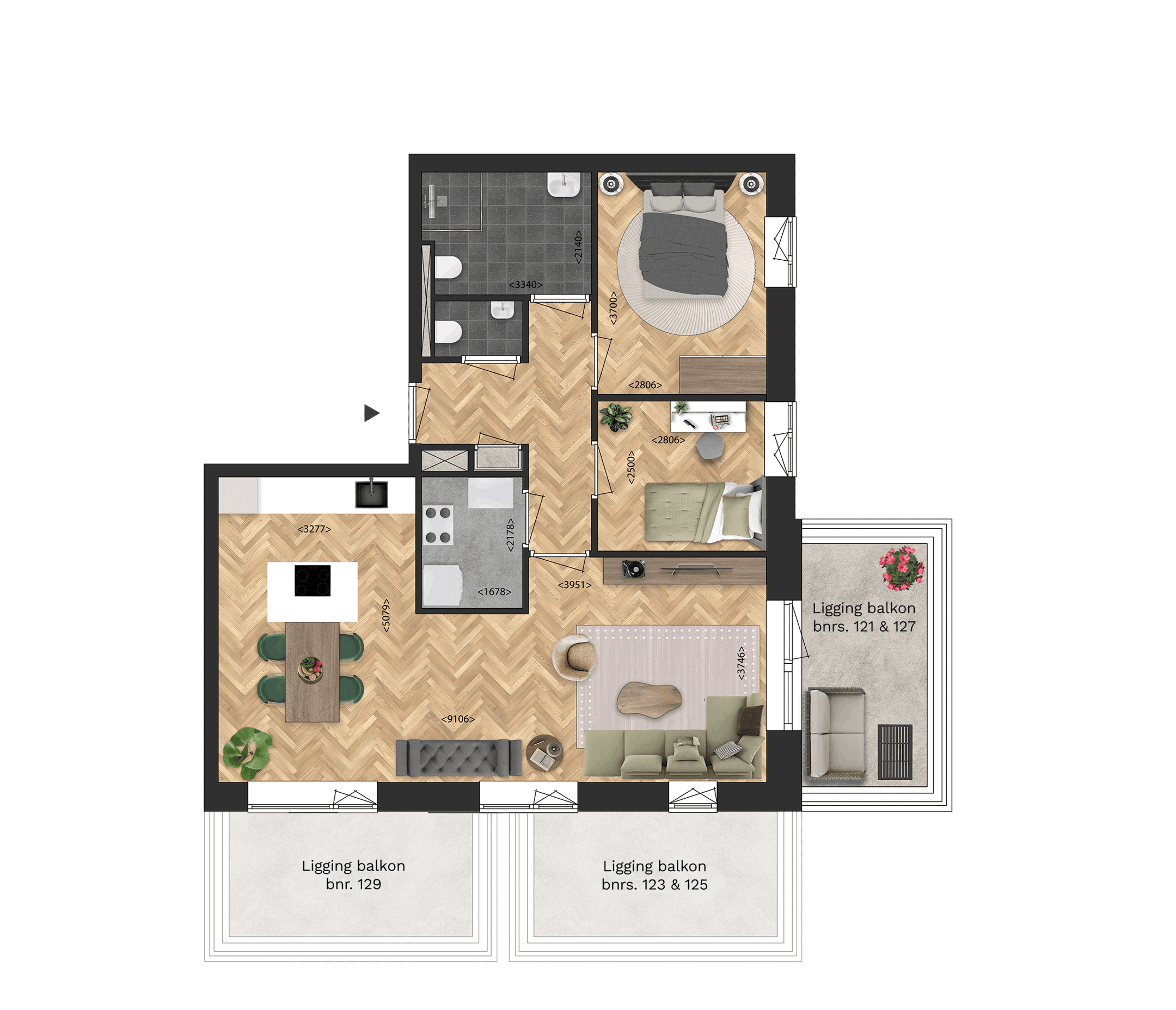 Photo 3 of Appartementen (Bouwnr. 125)
