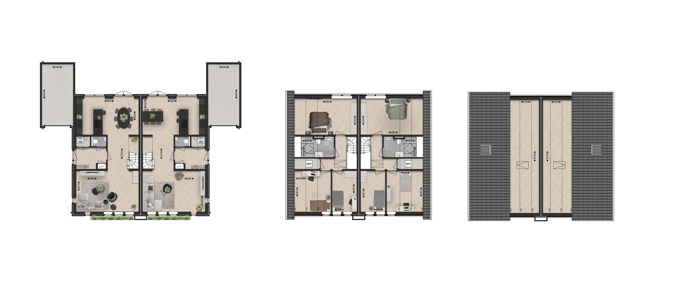 Foto 3 van Half-vrijstaande woning (Bouwnr. 4)