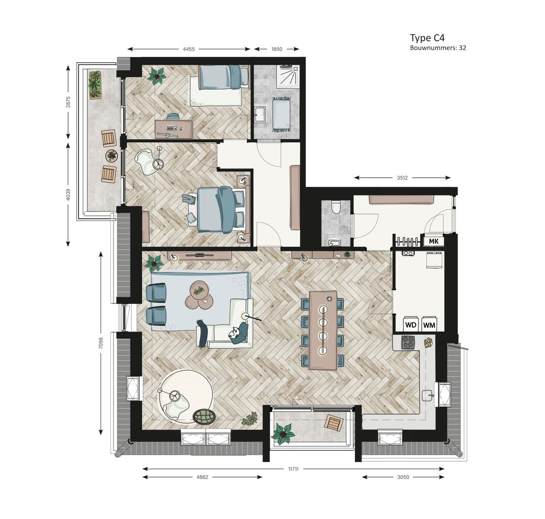 Photo 2 of Penthouse (Bouwnr. 32)