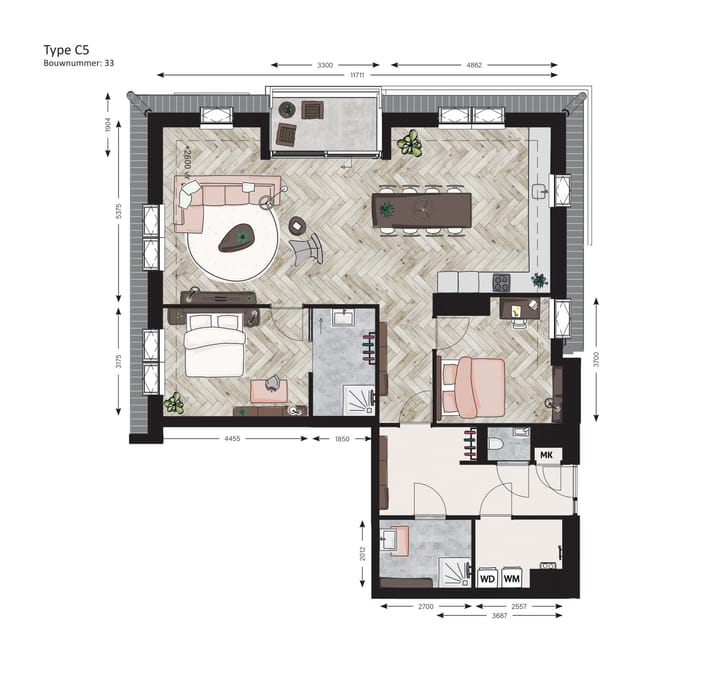 Foto 3 van Penthouse (Bouwnr. 33)