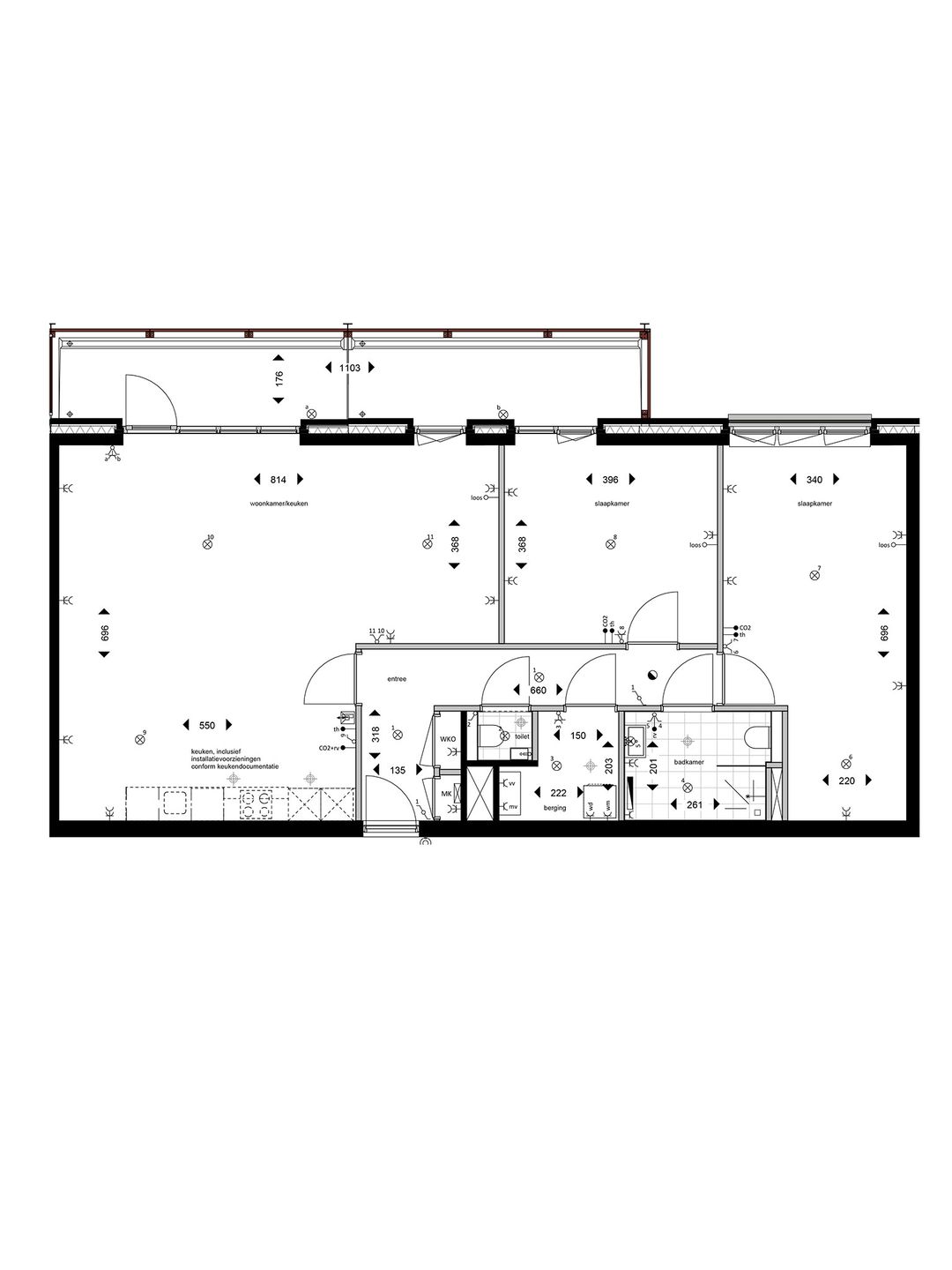 Foto 7 van 171 | 3-kmr app | type A2 (Bouwnr. 171)