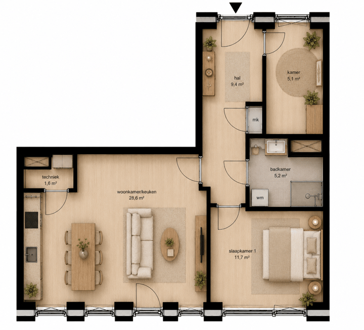 Foto 3 van Type A3 (Bouwnr. 8)