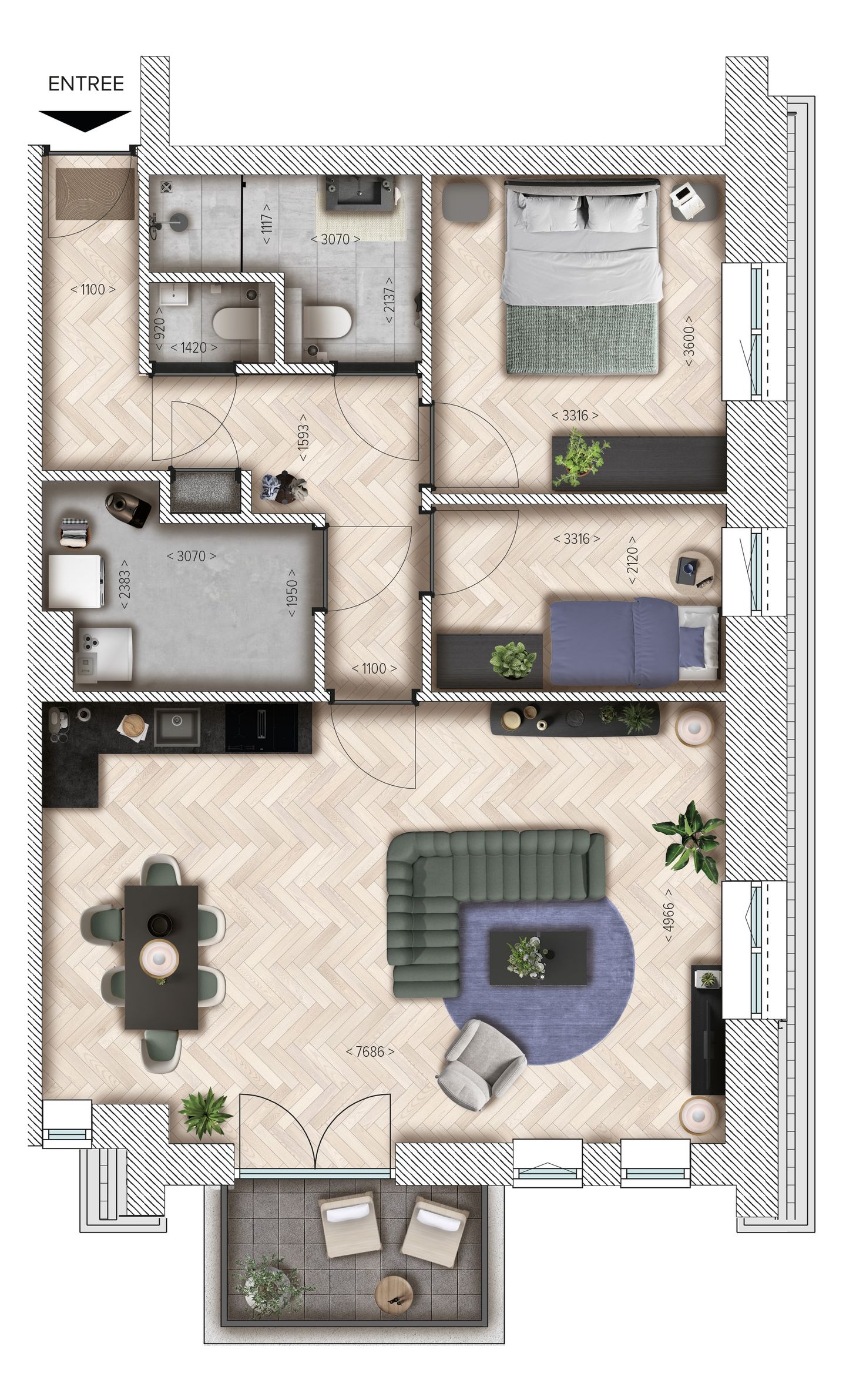 Foto 4 van Appartementen (Bouwnr. 6)
