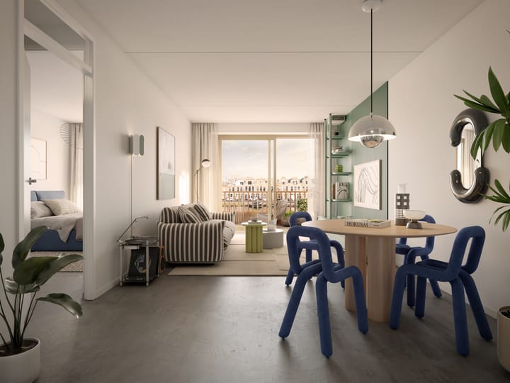 Foto 4 van 2-kamer appartement bnr 16 (Bouwnr. 16)